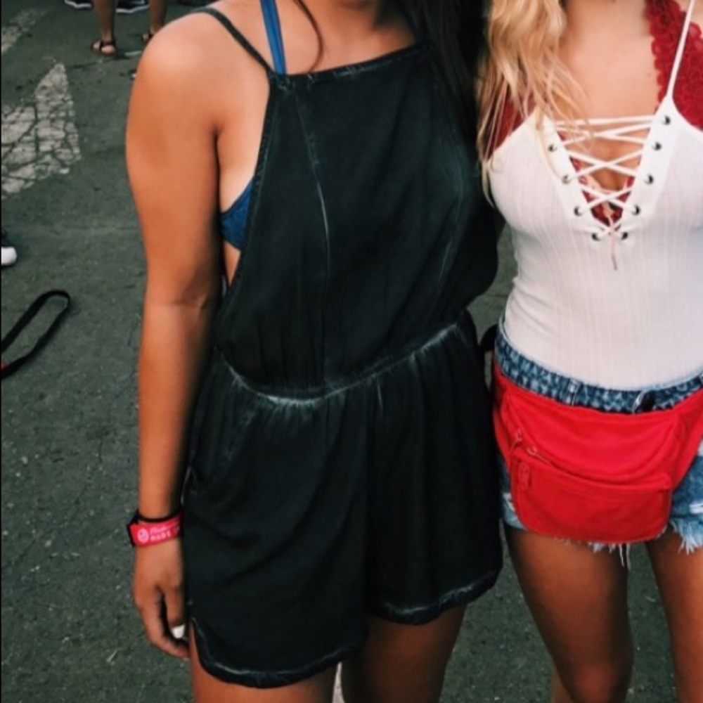 RVCA Open Back Romper